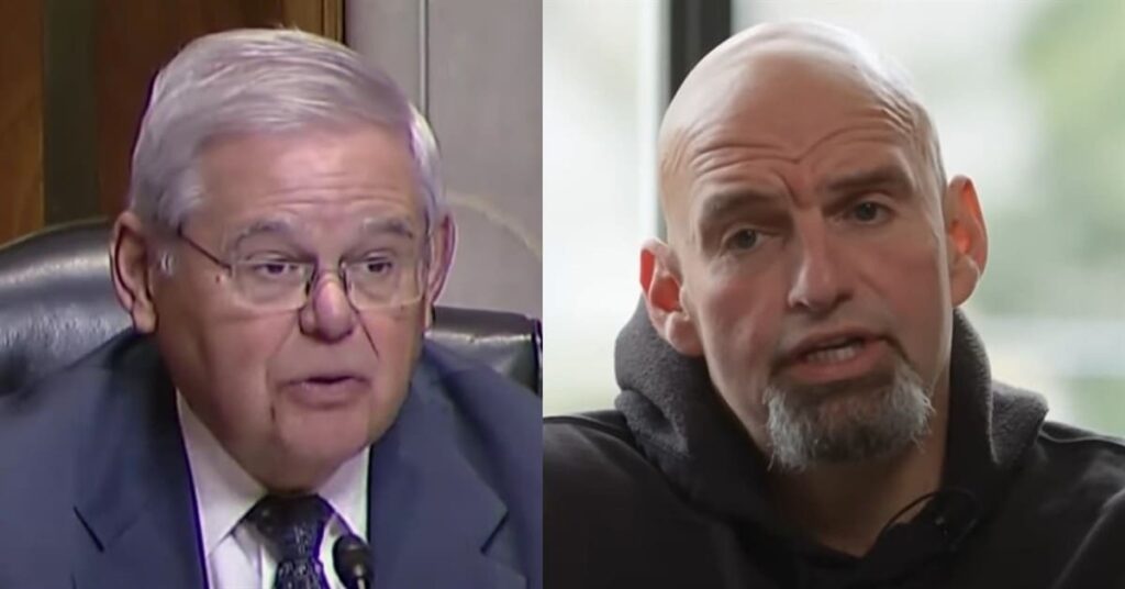 Menendez/Fetterman Split Image