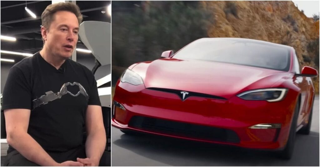 Elon Musk and Tesla Car